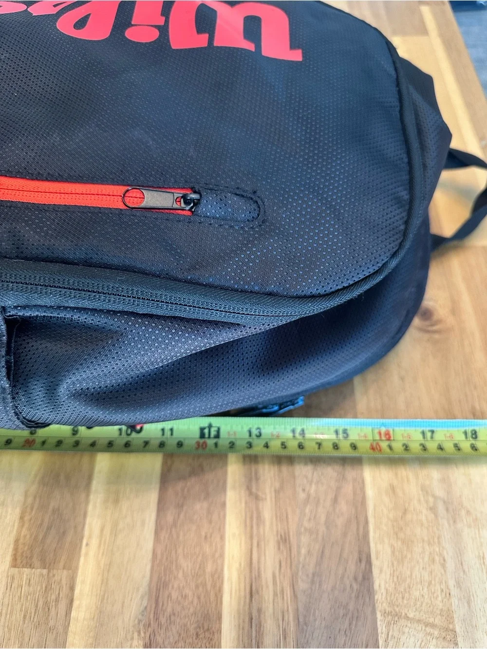 Wilson Tour Tennis Backpack Black Red holds up to two rackets